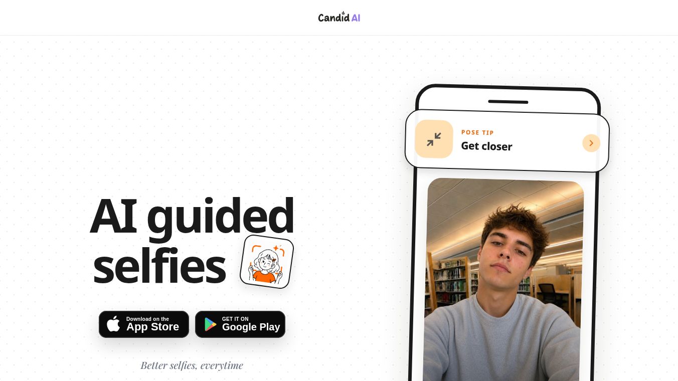 Candid AI - Selfie Pose Coach