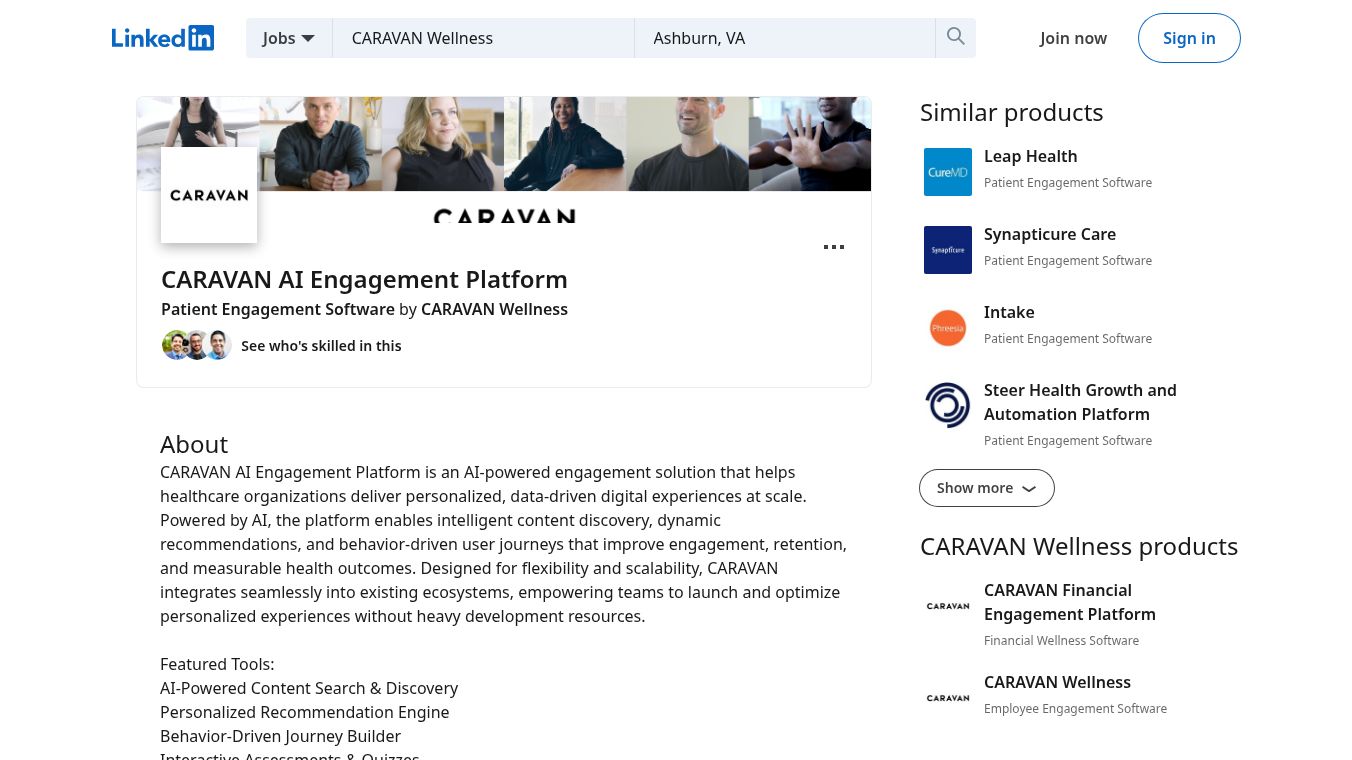 CARAVAN AI Engagement Platform