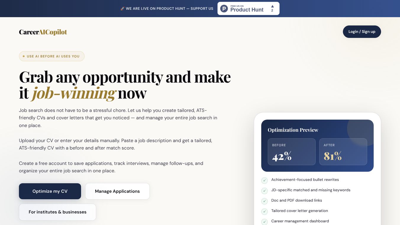Career AI Copilot