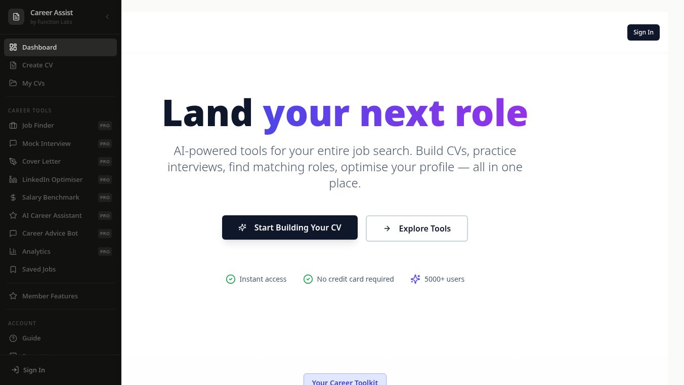 Career Assist by Function Labs