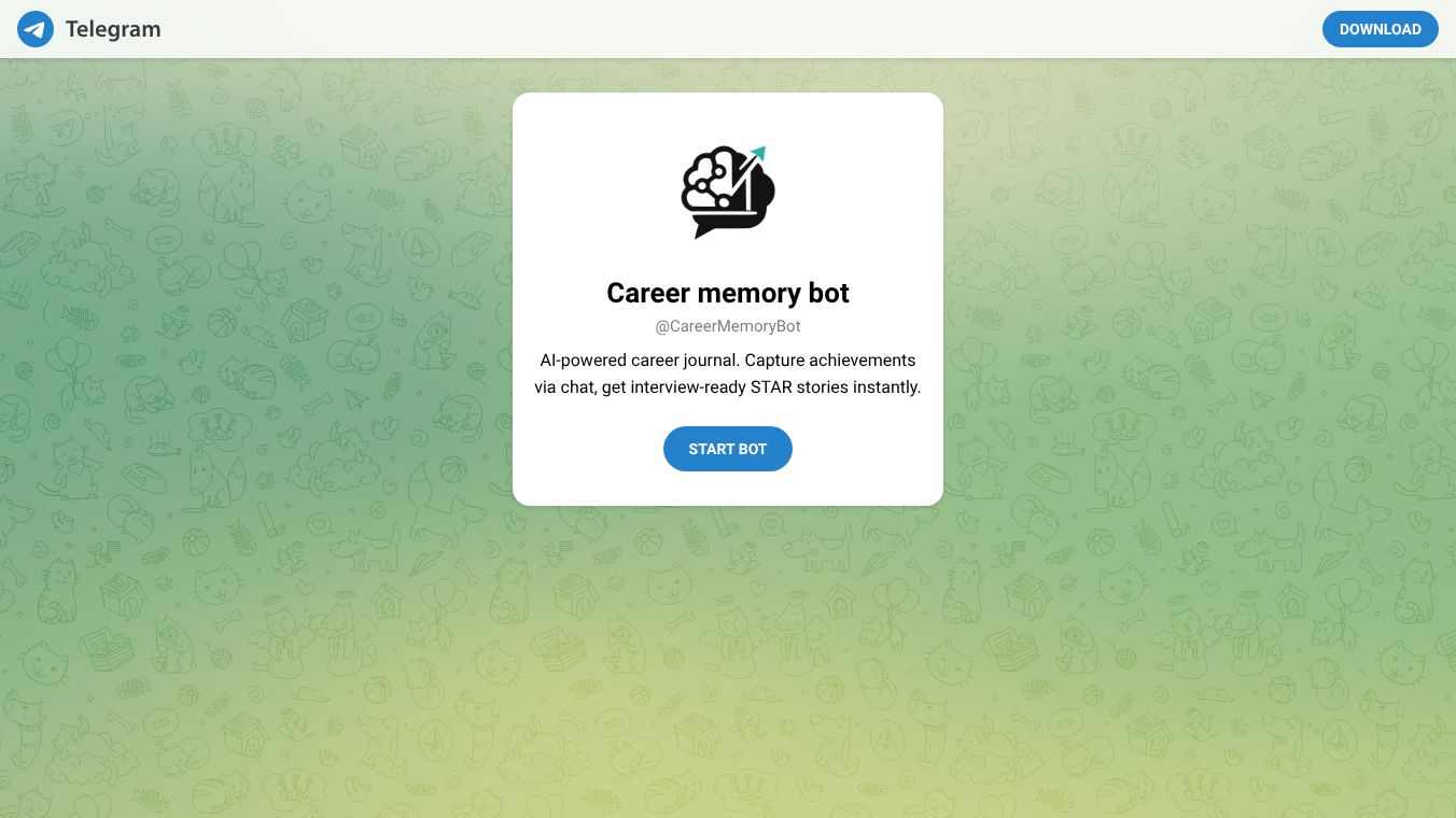 Career Memory Bot
