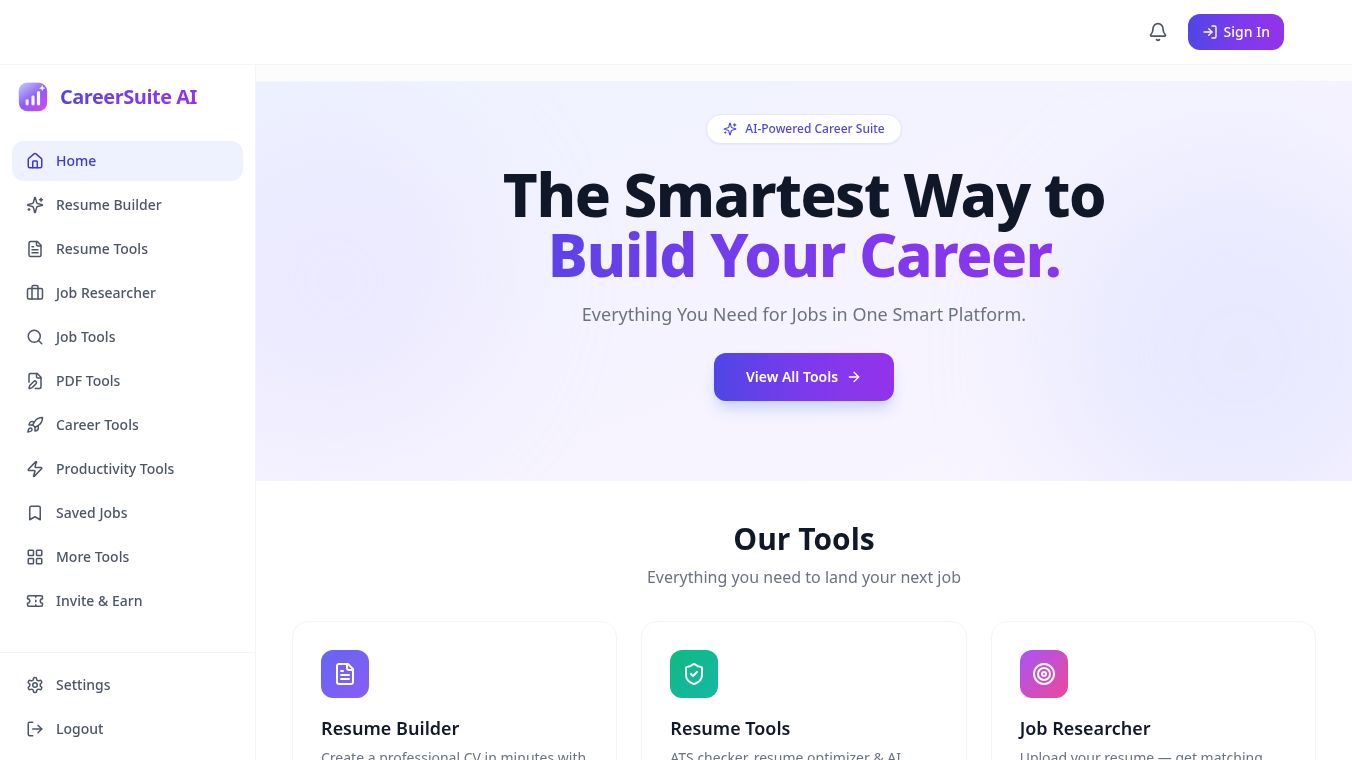 CareerSuite AI