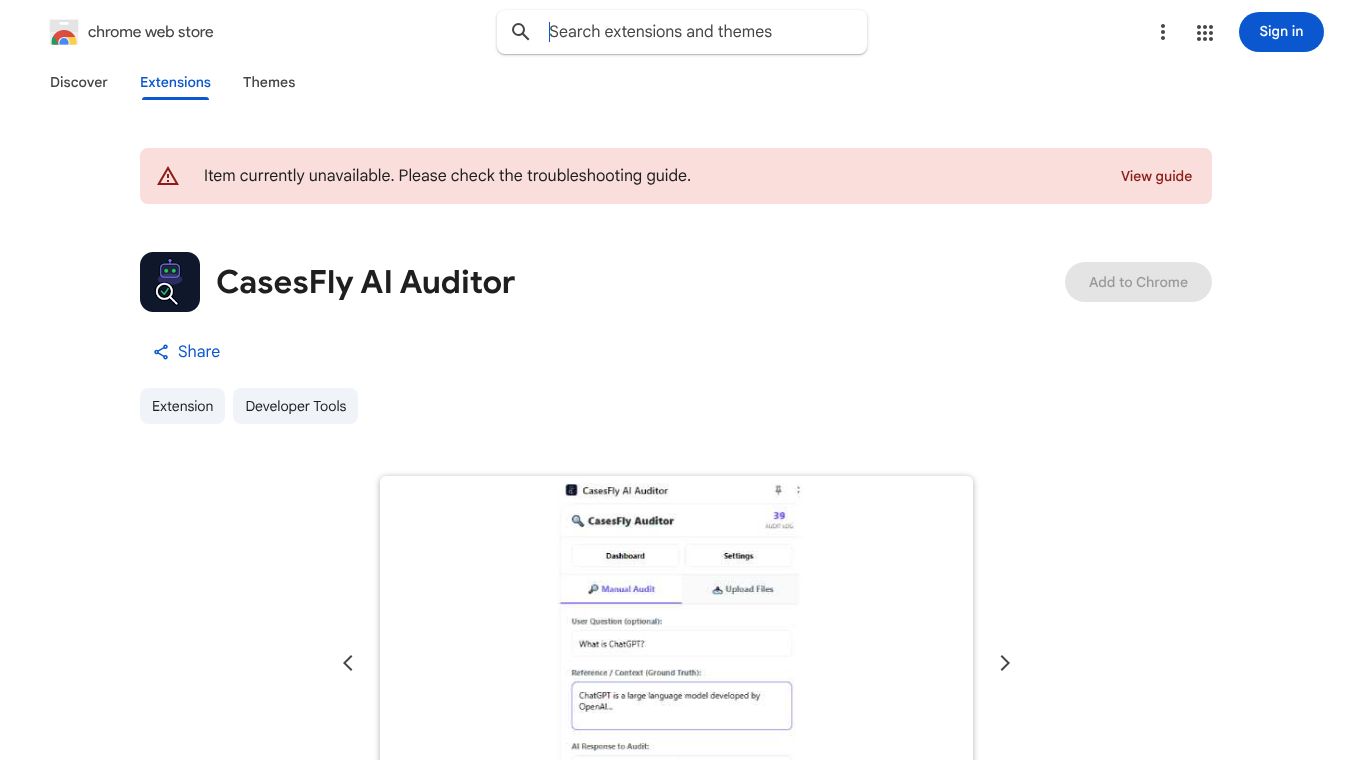 CasesFly AI Auditor
