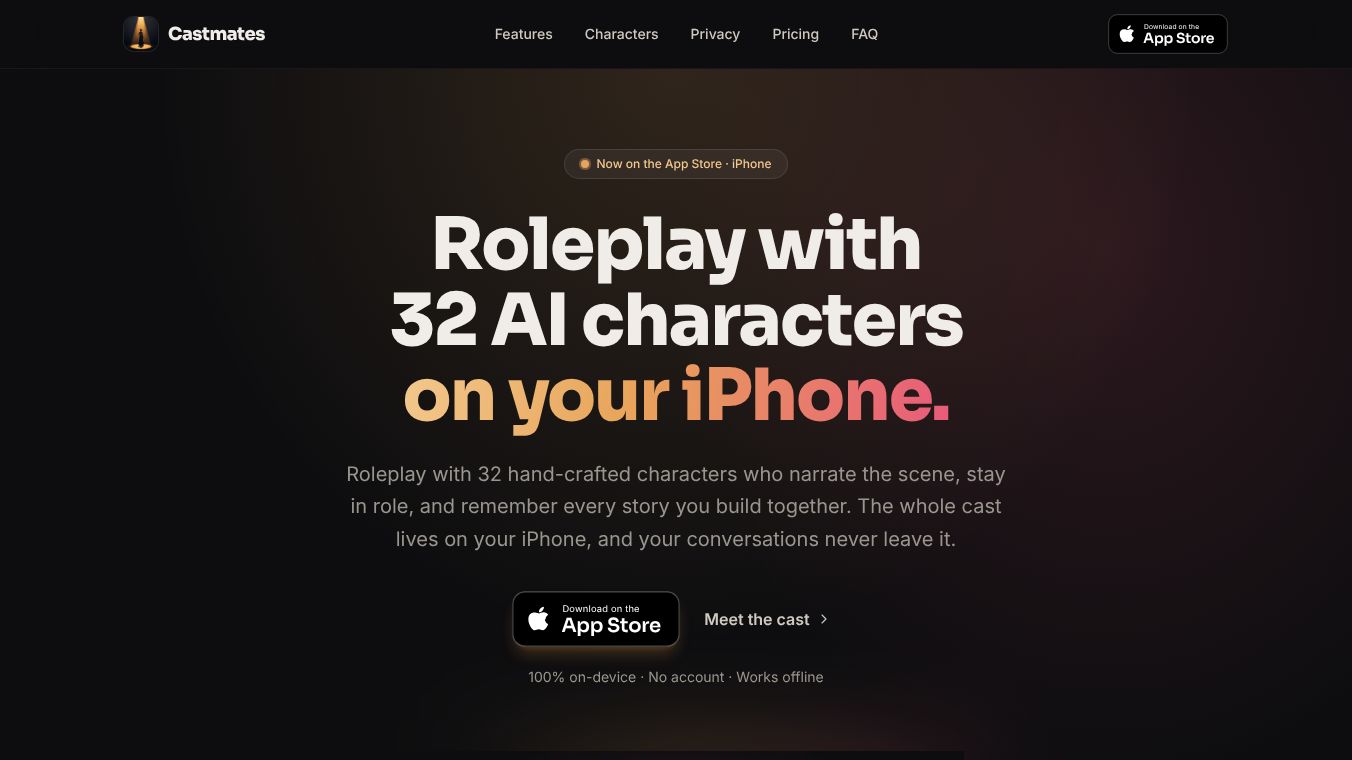 Castmates: Offline AI Roleplay