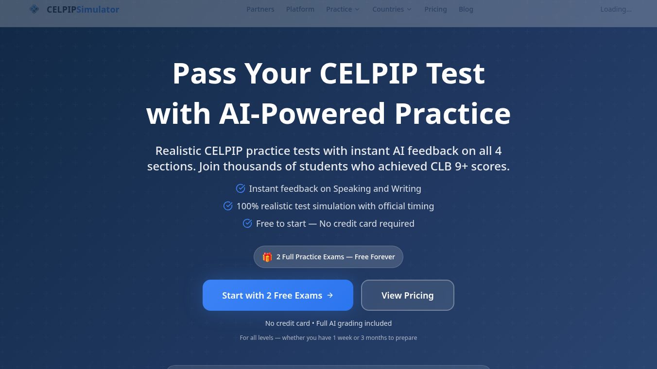 CELPIP Simulator