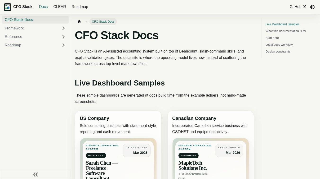 CFO Stack
