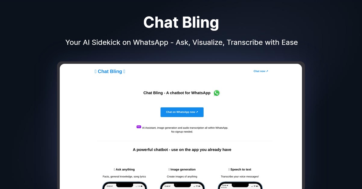 Chat Bling