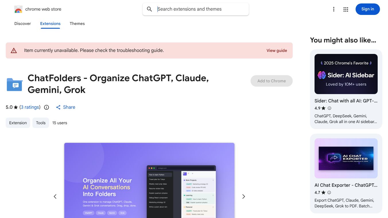ChatFolders