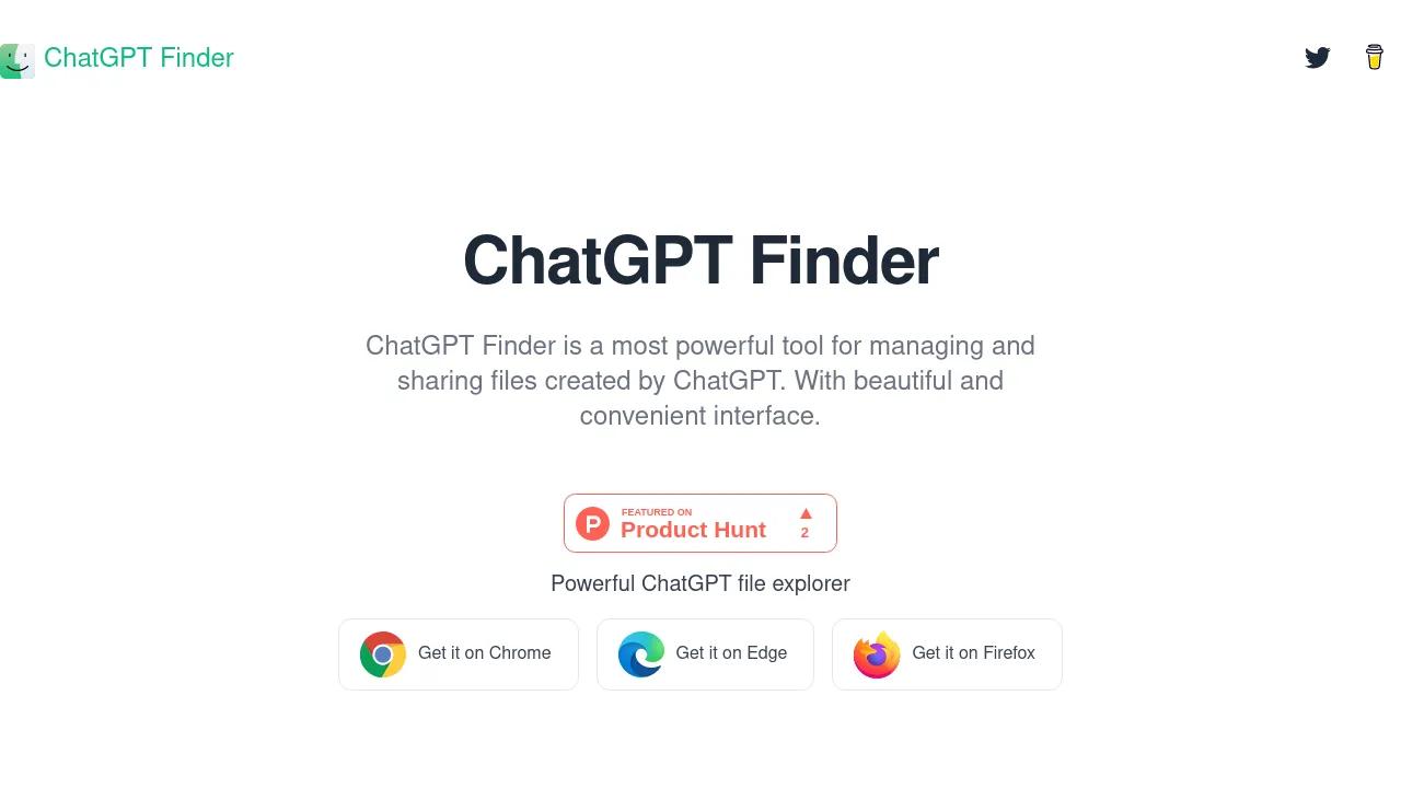 ChatGPT Finder