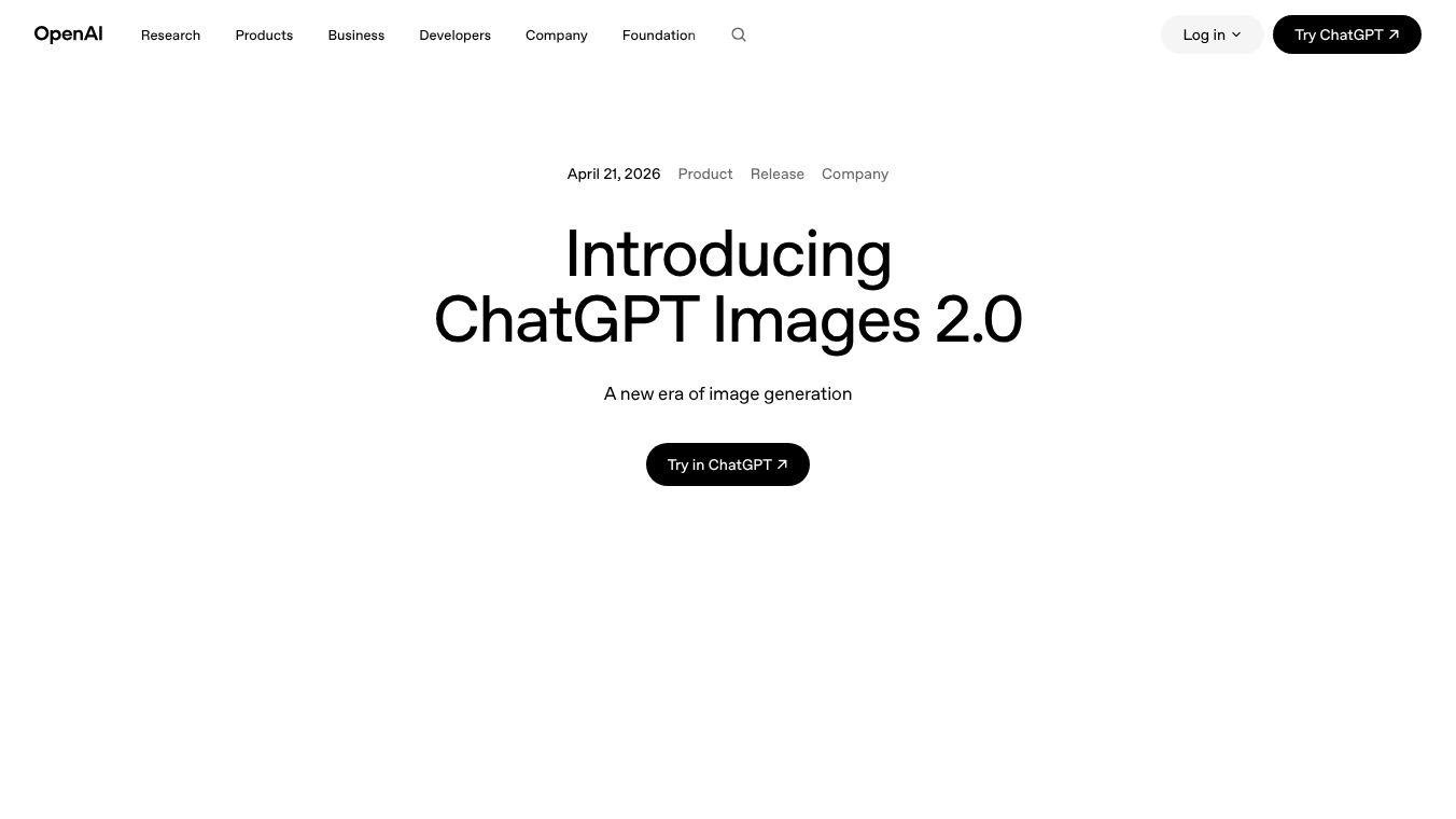 ChatGPT Images 2.0 by OpenAI