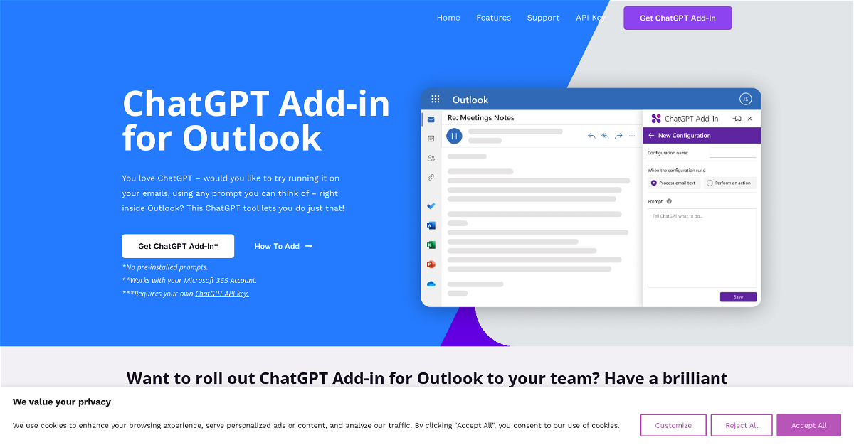 ChatGPT Outlook Plugin