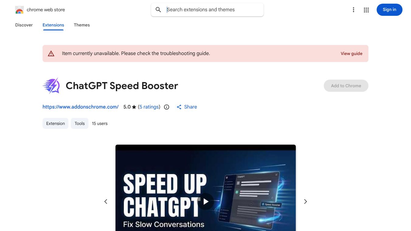 ChatGPT Speed Booster