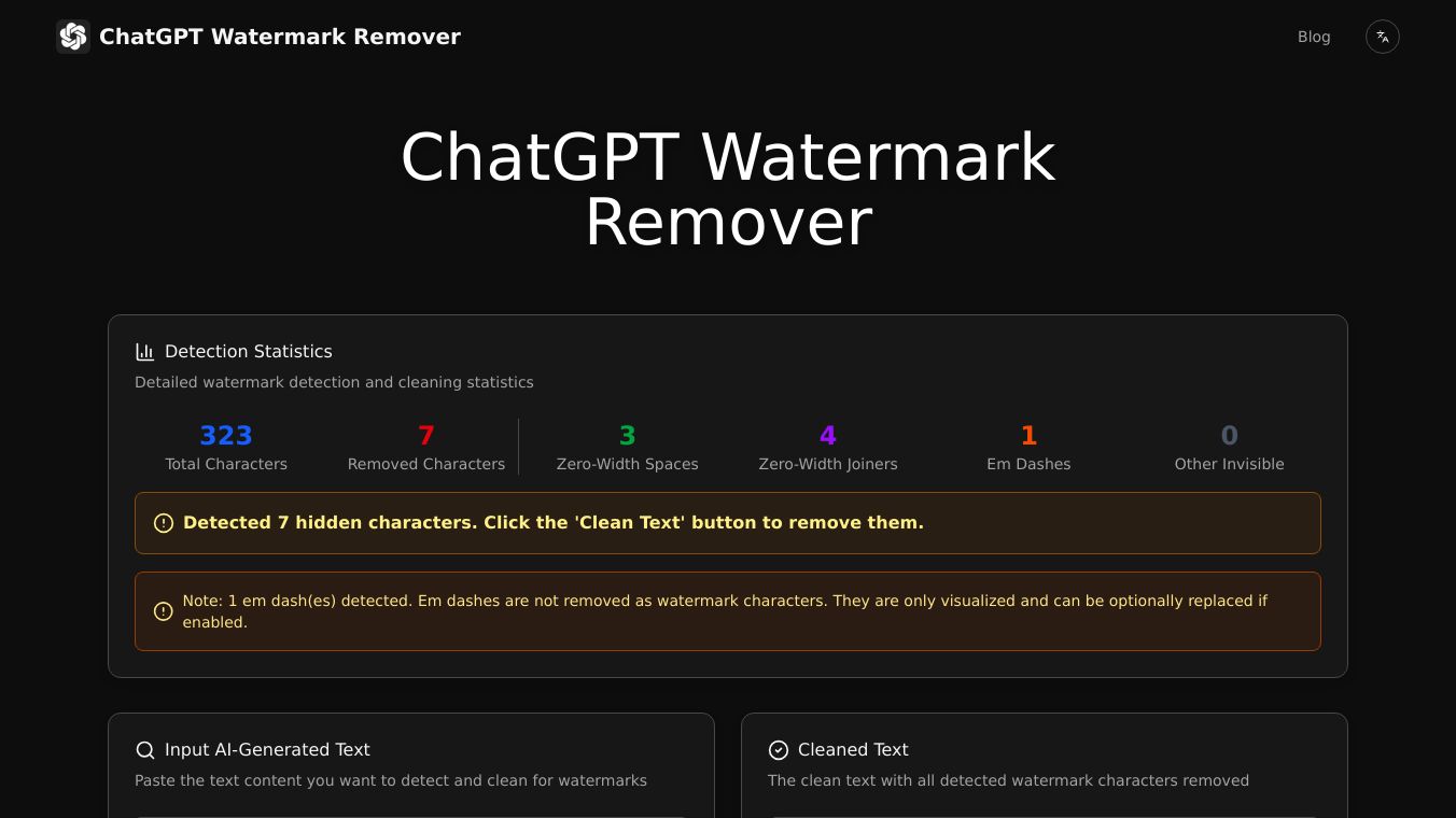 ChatGPT Watermark Remover