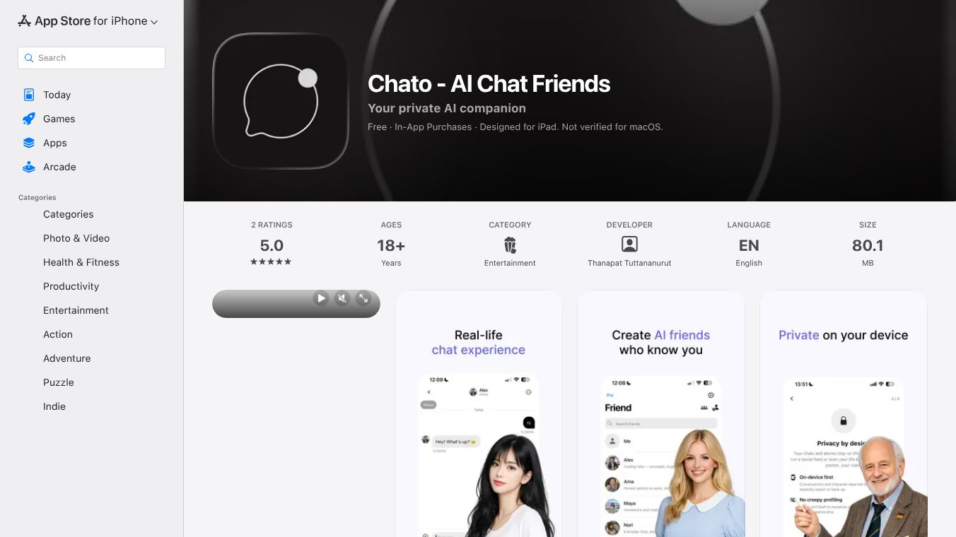 Chato - AI Chat Friends