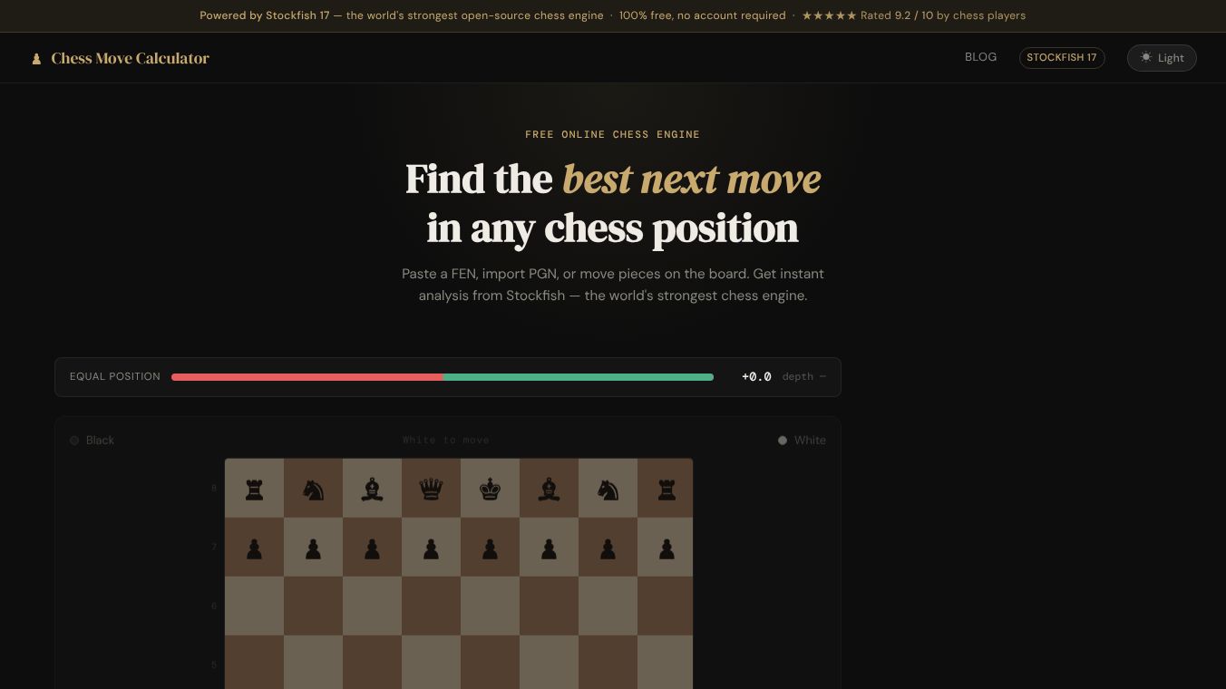 Chess Move Calculator