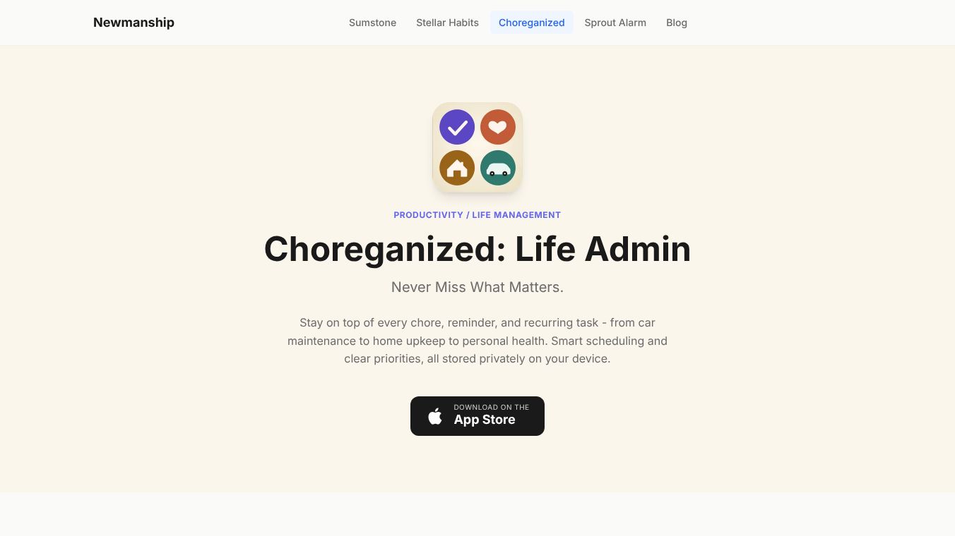 Choreganized: Life Admin