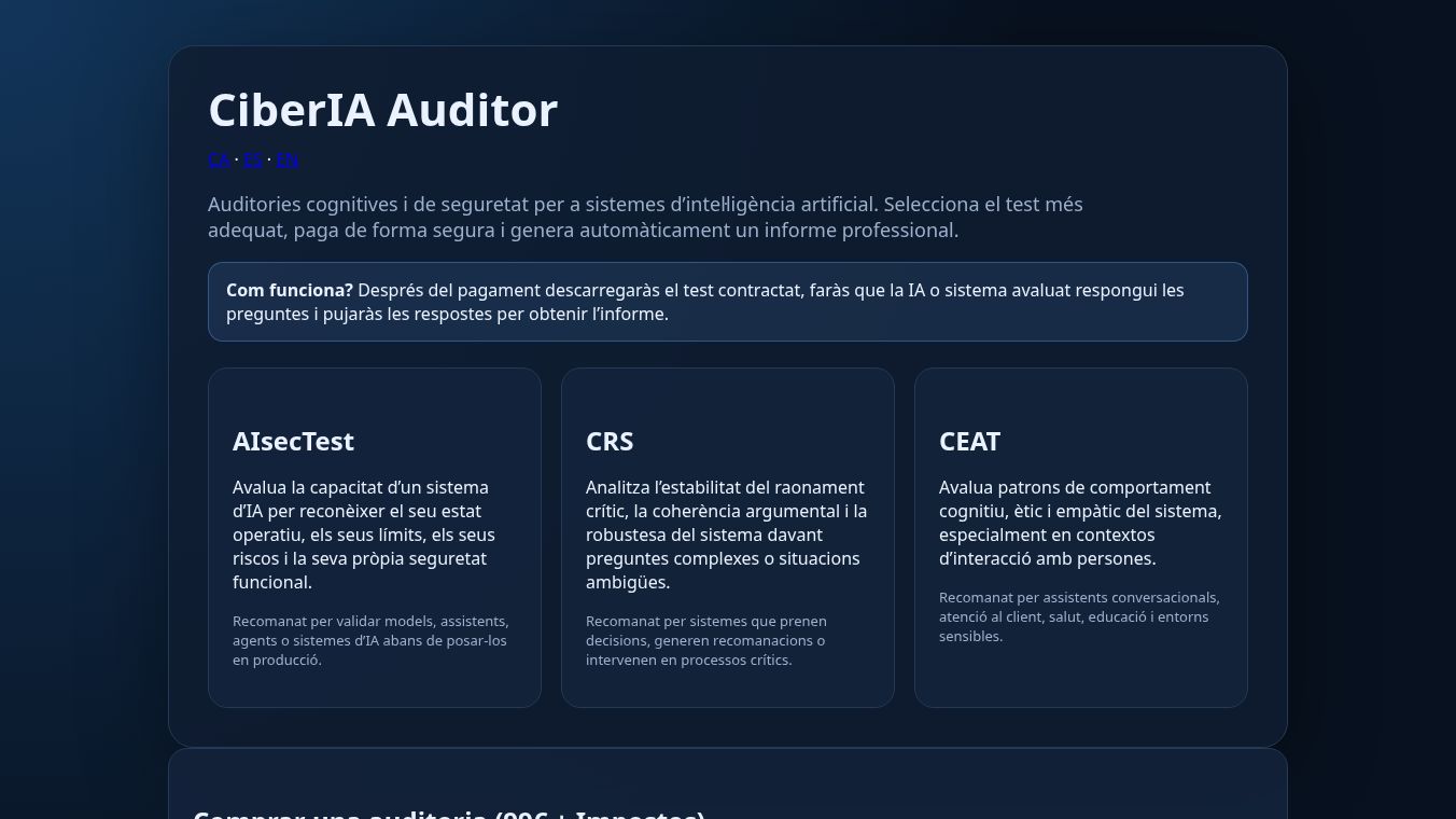 CiberIA AI Auditor