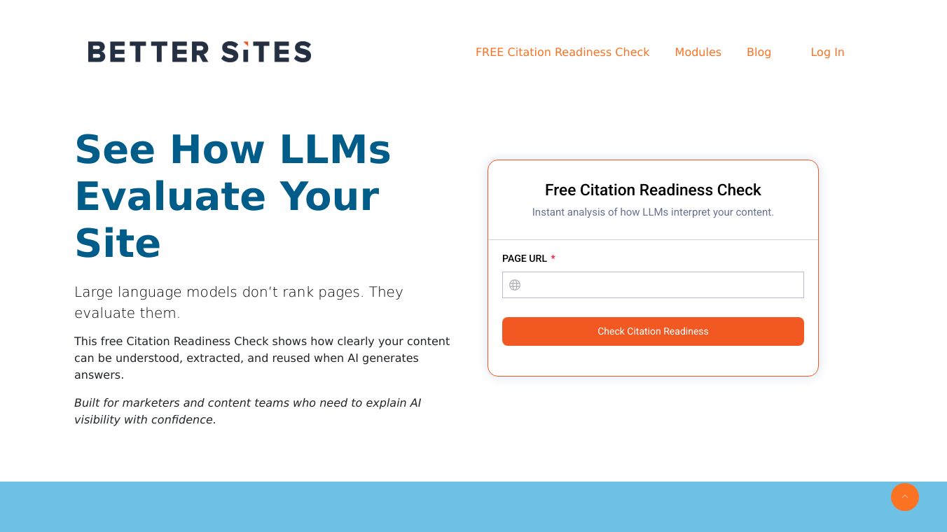 Citation Readiness by BetterSites