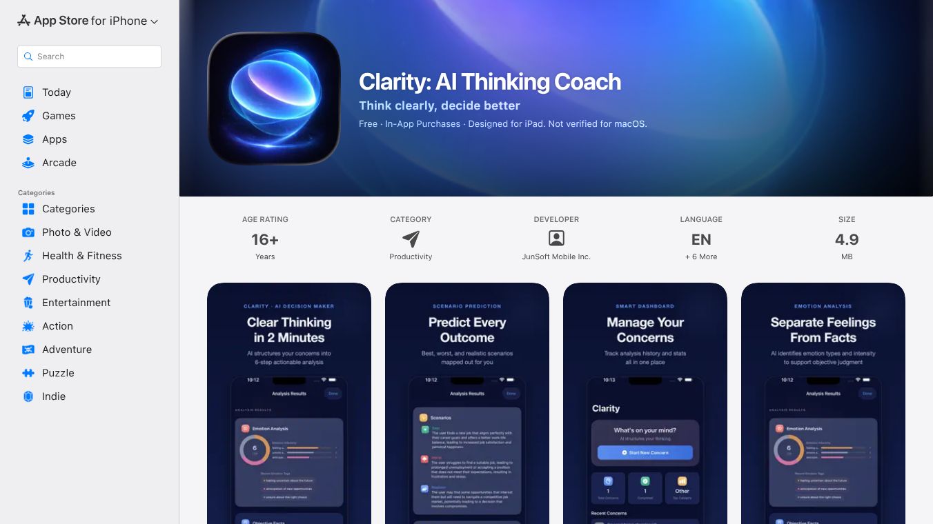 Clarity: AI Thinking Coach