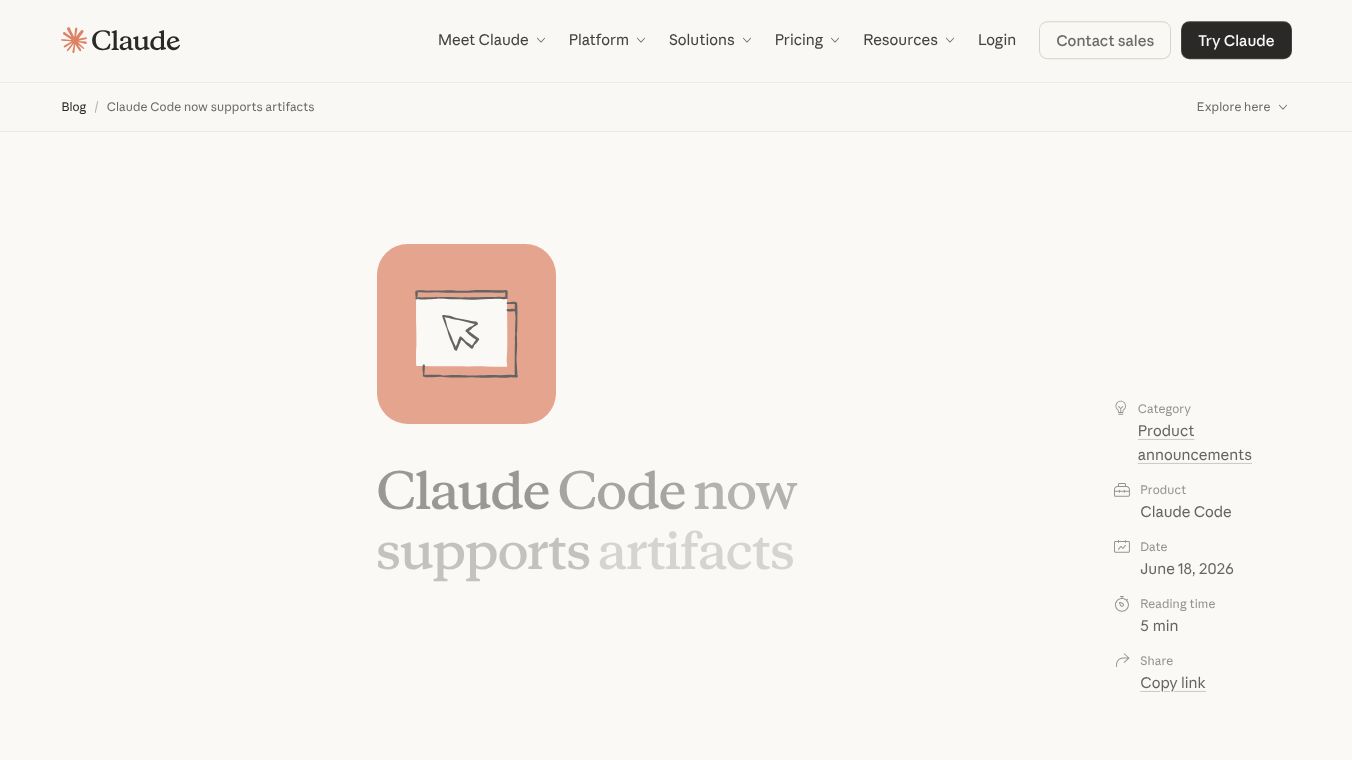 Claude Artifacts