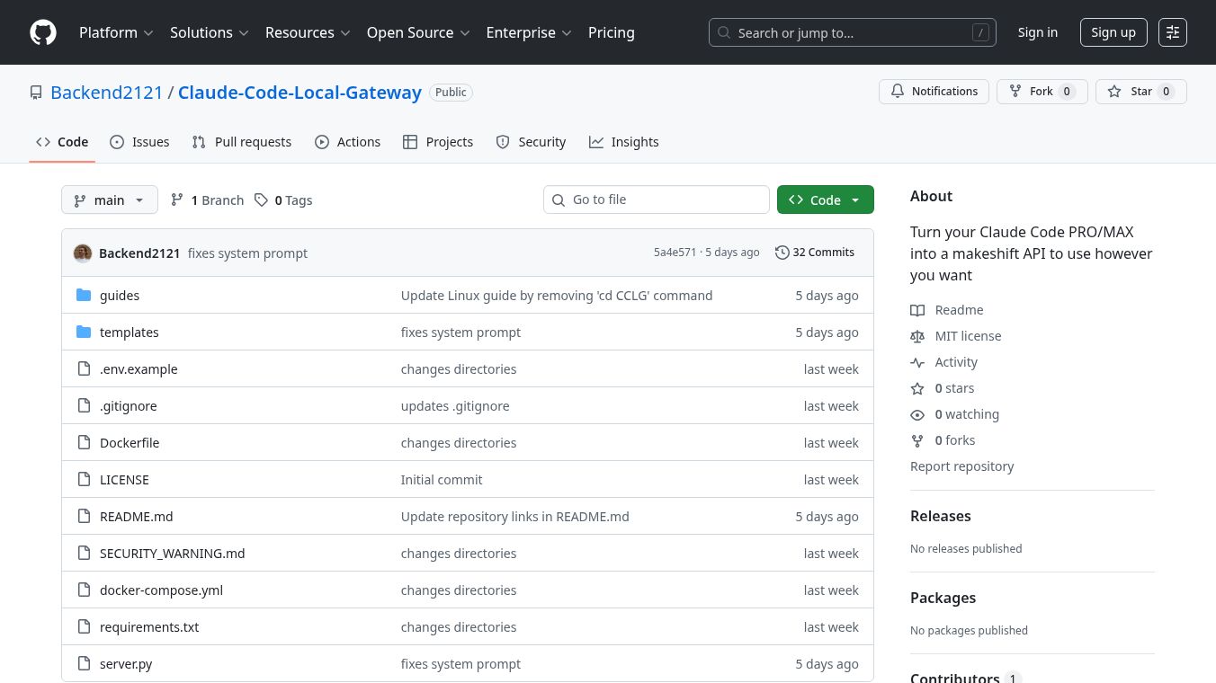 Claude Code Local Gateway - CCLG