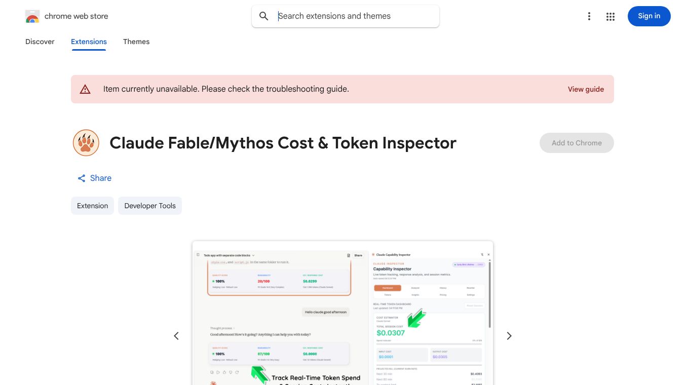 Claude Cost & Token Inspector