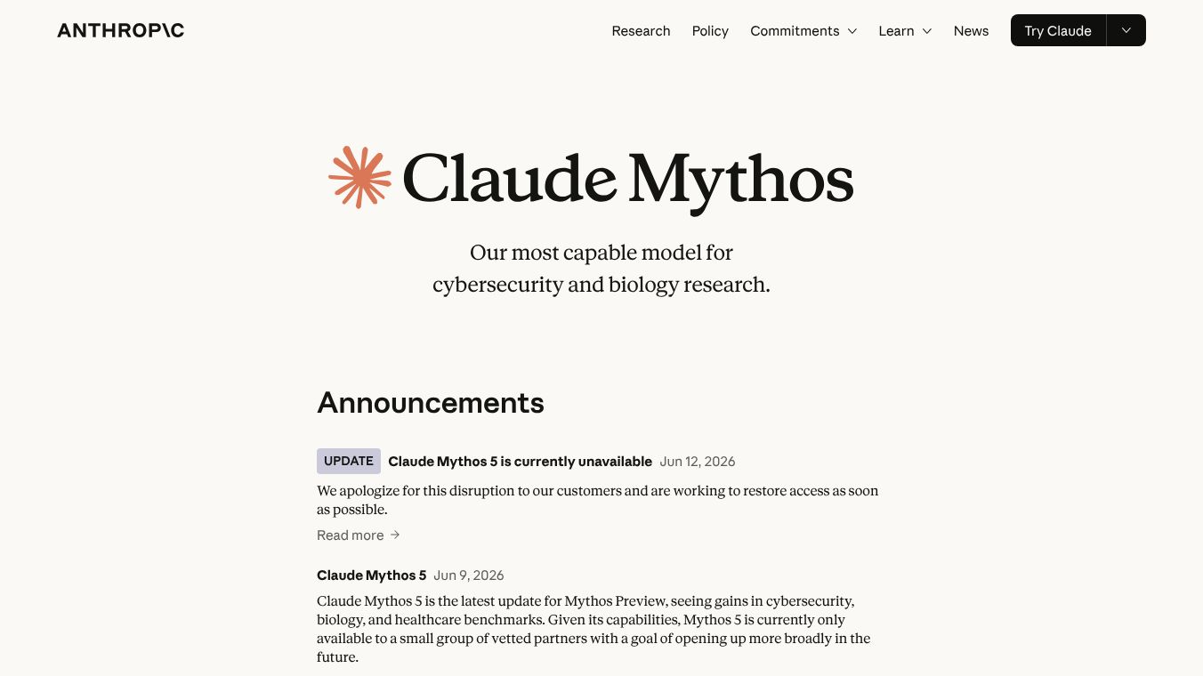 Claude Fable 5: a Mythos-class1 model