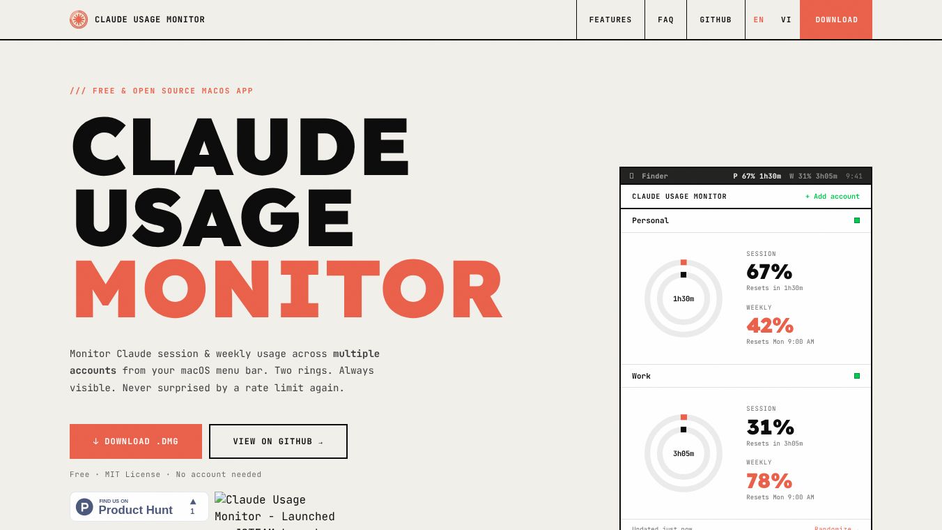 Claude Usage Monitor