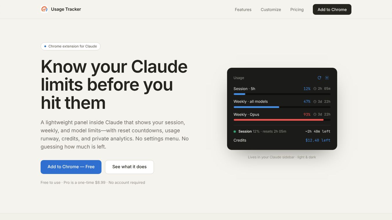 Claude Usage Tracker