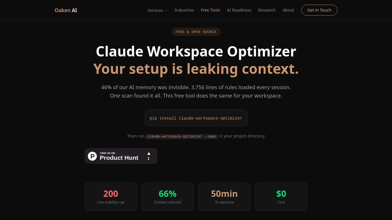 Claude Workspace Optimizer