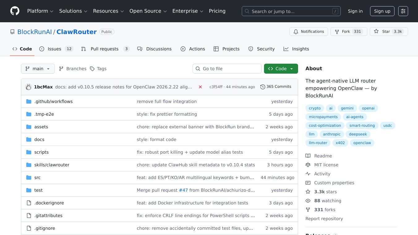 ClawRouter for Openclaw