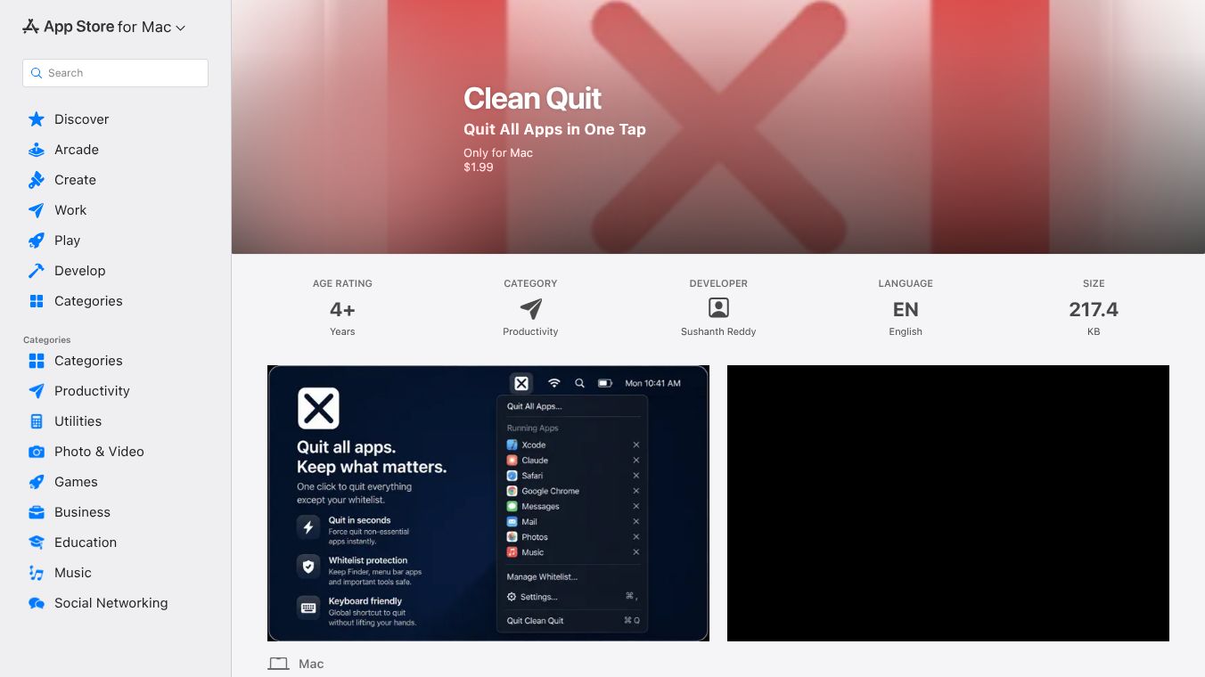 Clean Quit