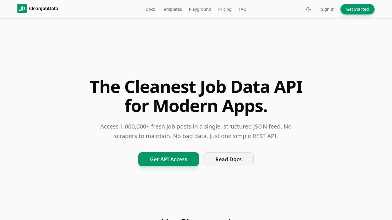 CleanJobData