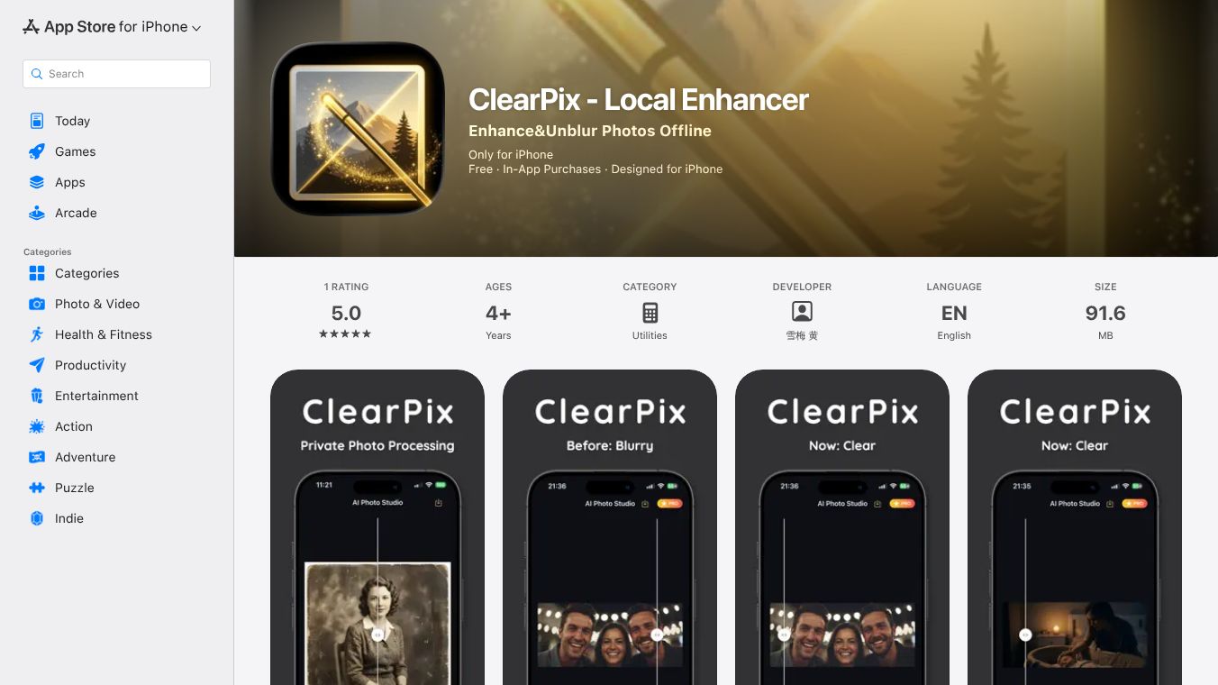 ClearPix - Local Enhancer