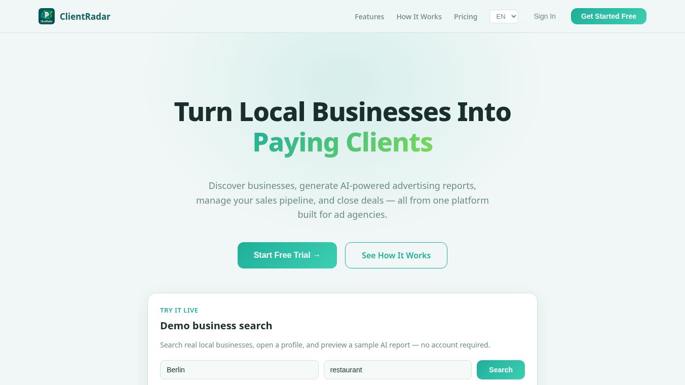 ClientRadar