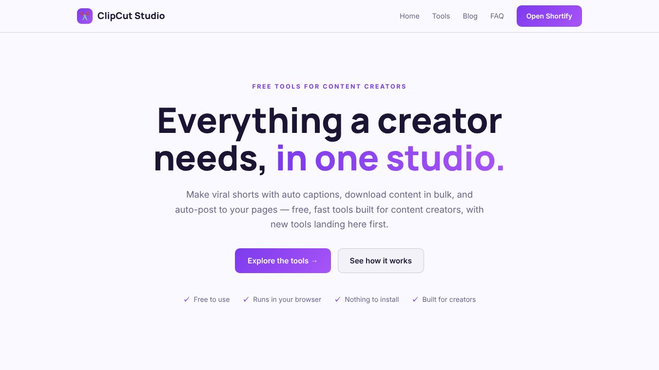 ClipCut Studio