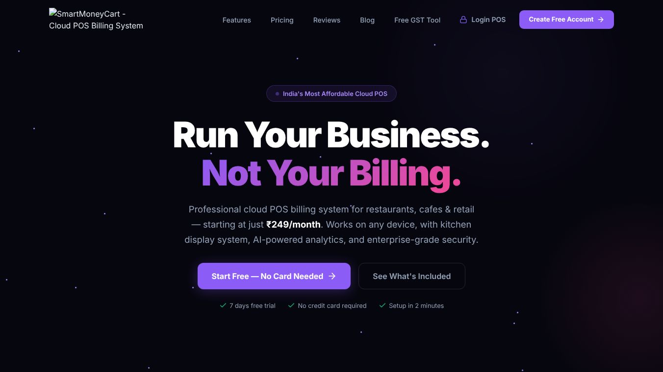 Cloud POS by Smart Money Cart