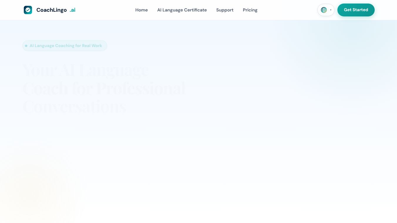 CoachLingo for AI Language Coaching