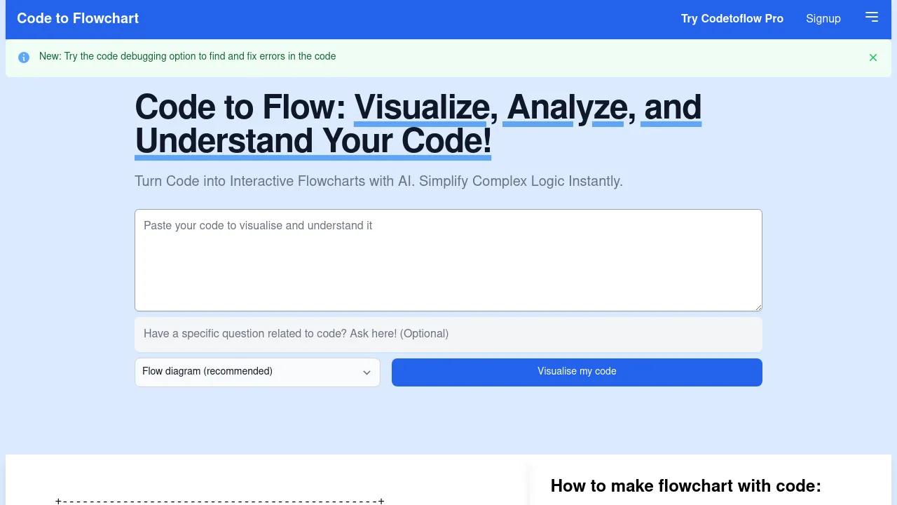 Code to Flow