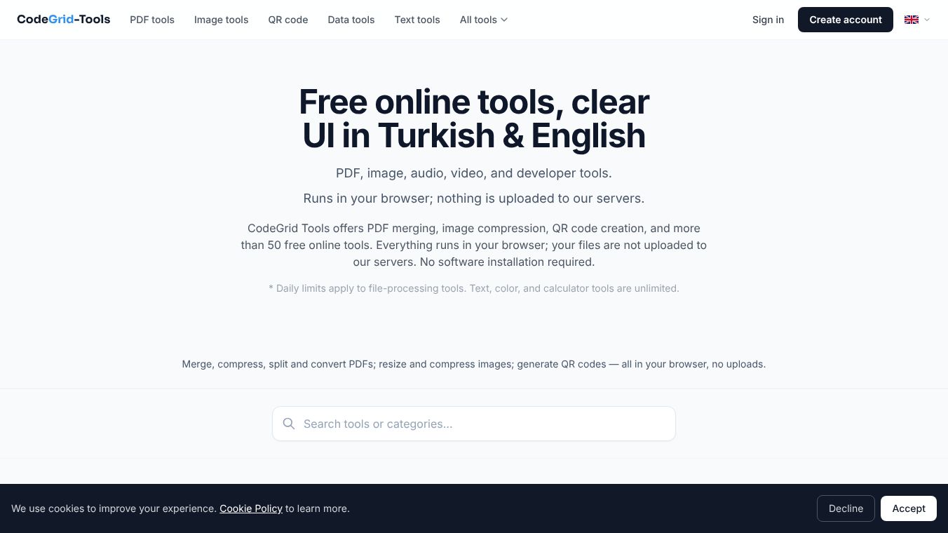CodeGrid Tools