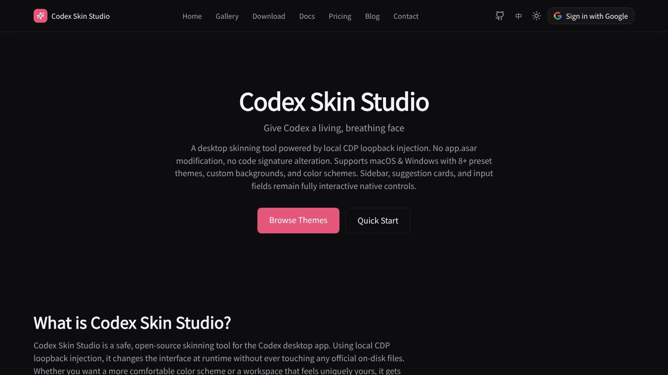 Codex Skin Studio