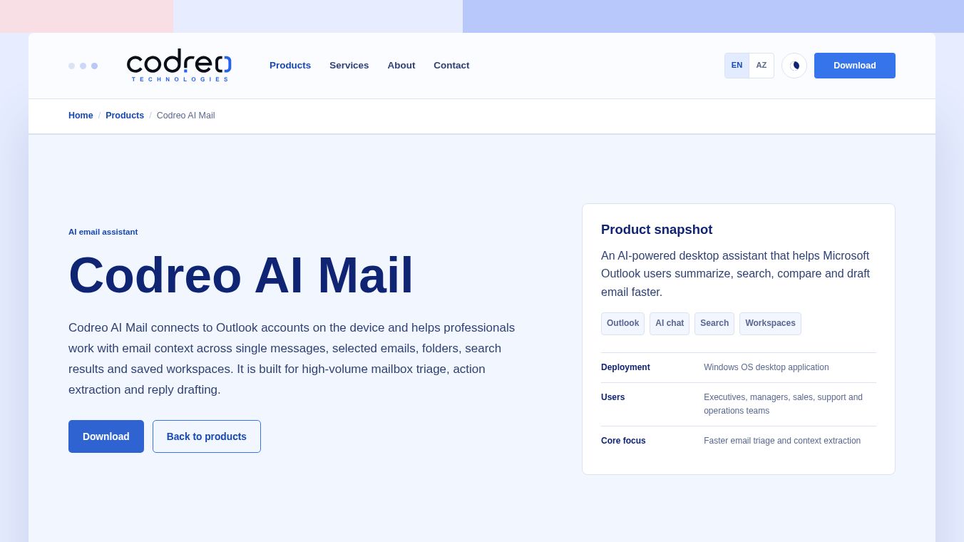 Codreo AI Mail