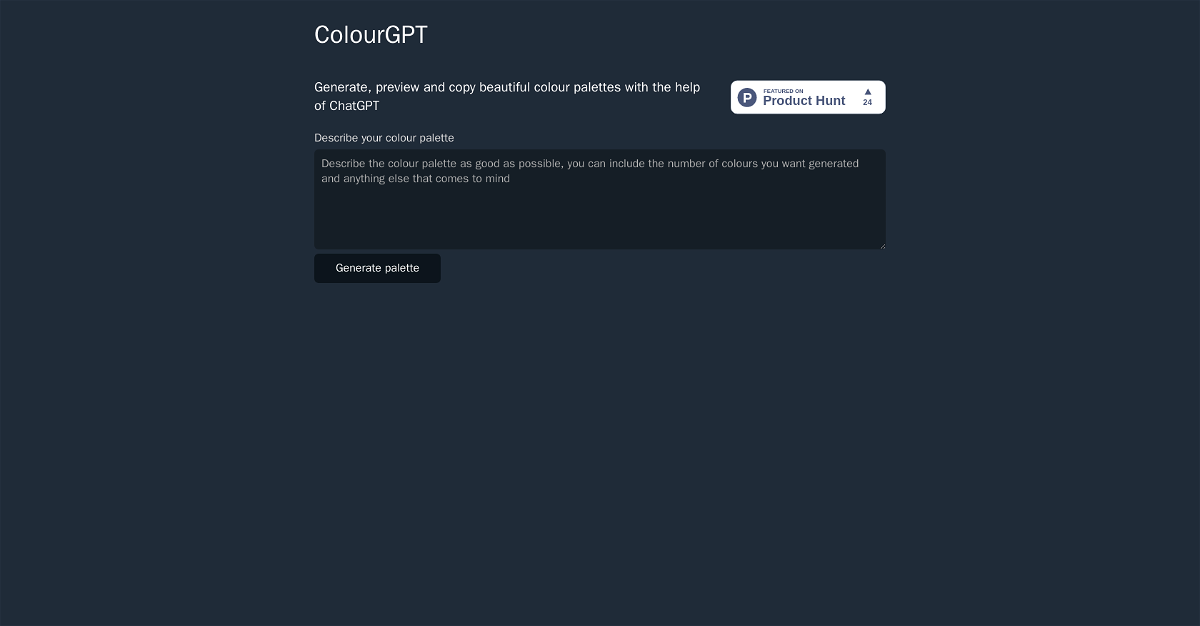 ColourGPT