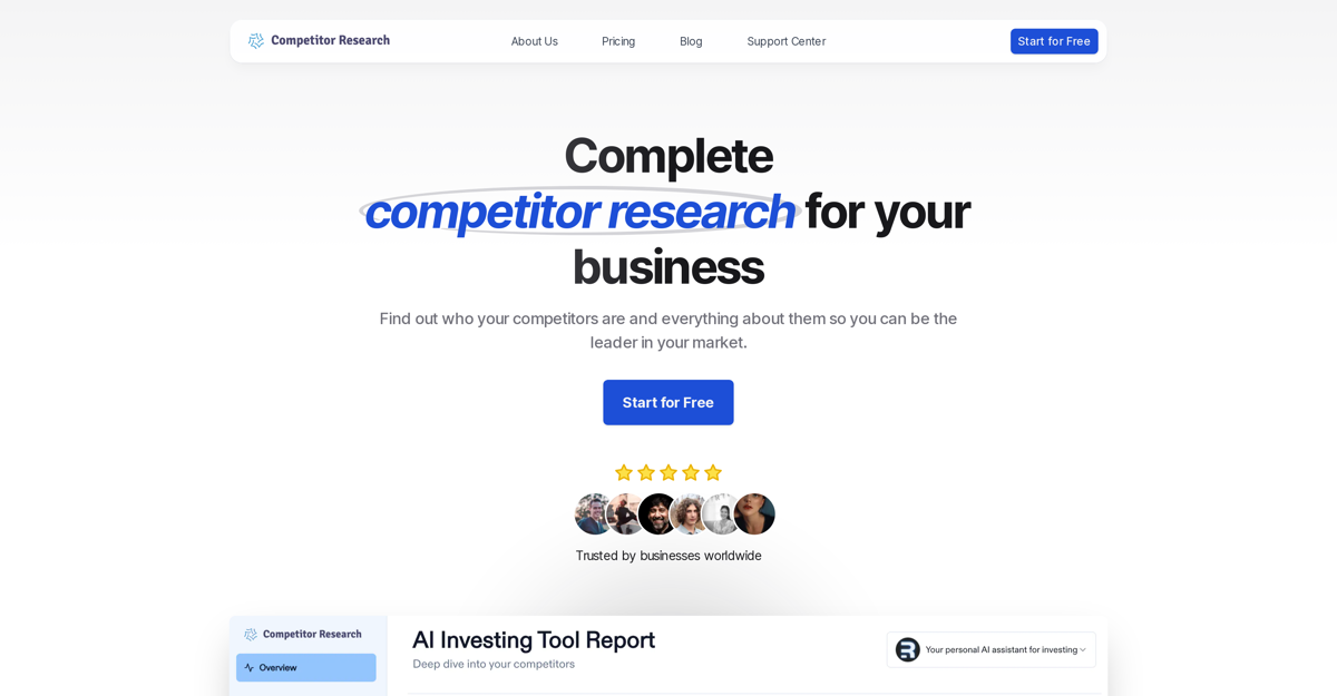 Competitor Research