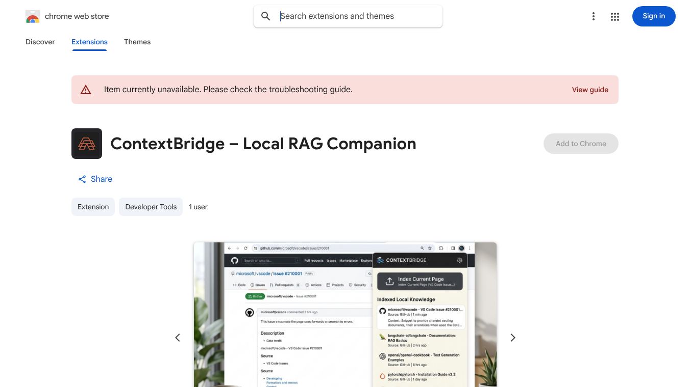ContextBridge – Local RAG Companion