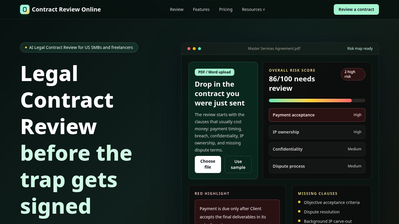 Contract Review Online
