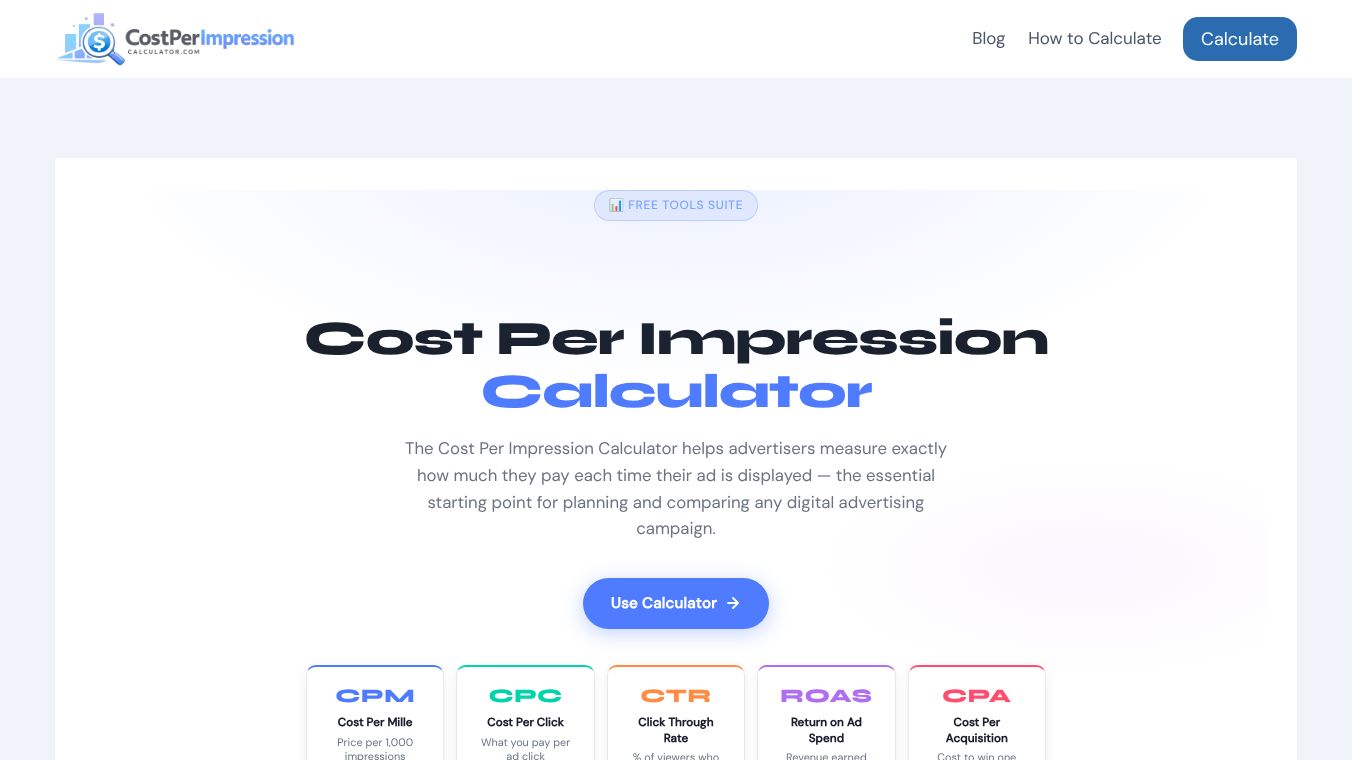 Cost Per Impression Calculator
