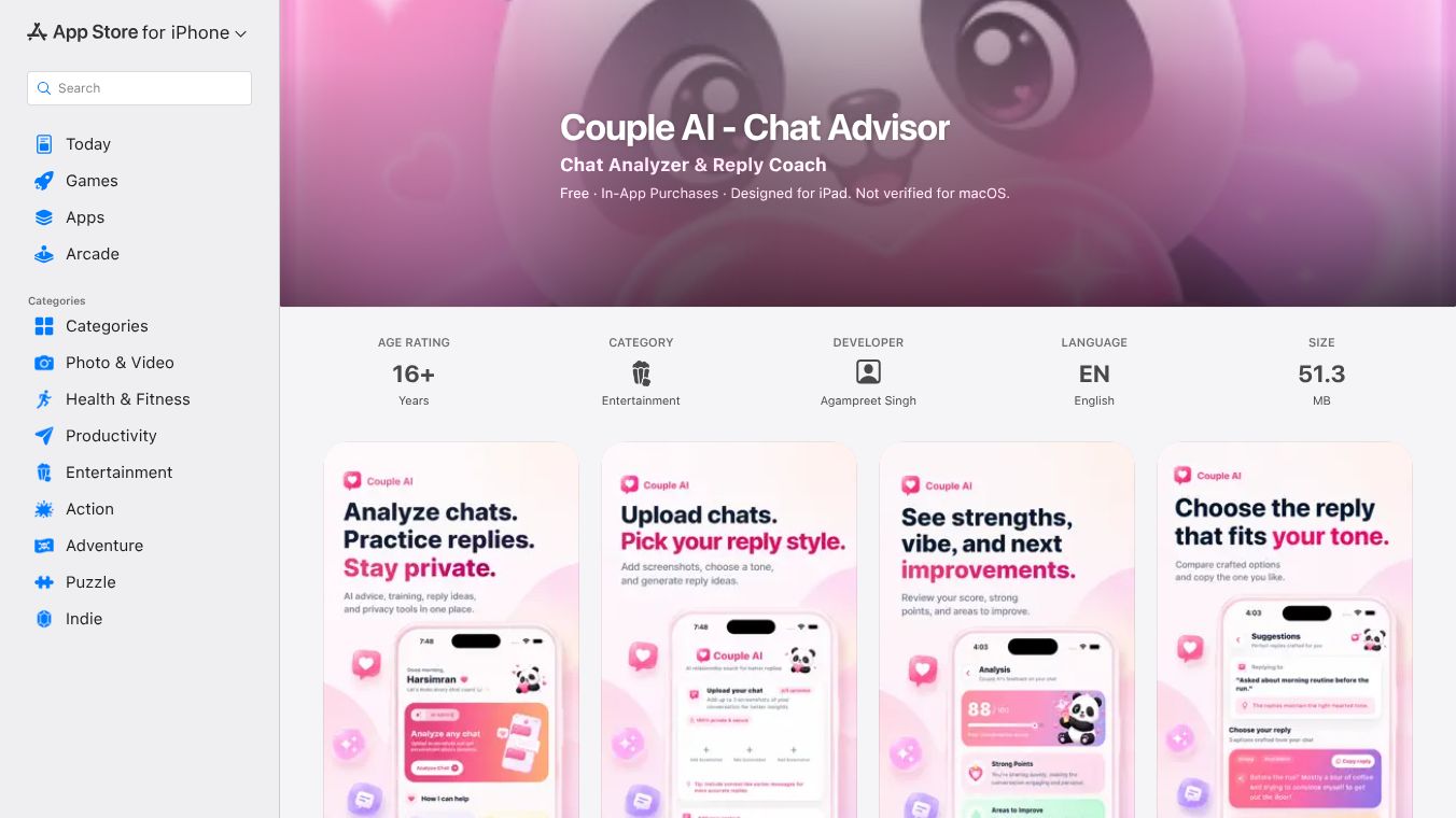 Couple AI - Chat Advisor