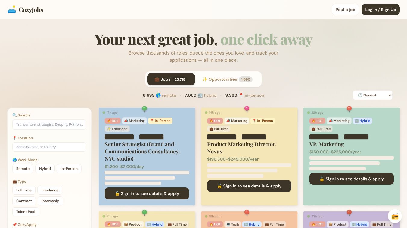 CozyJobs