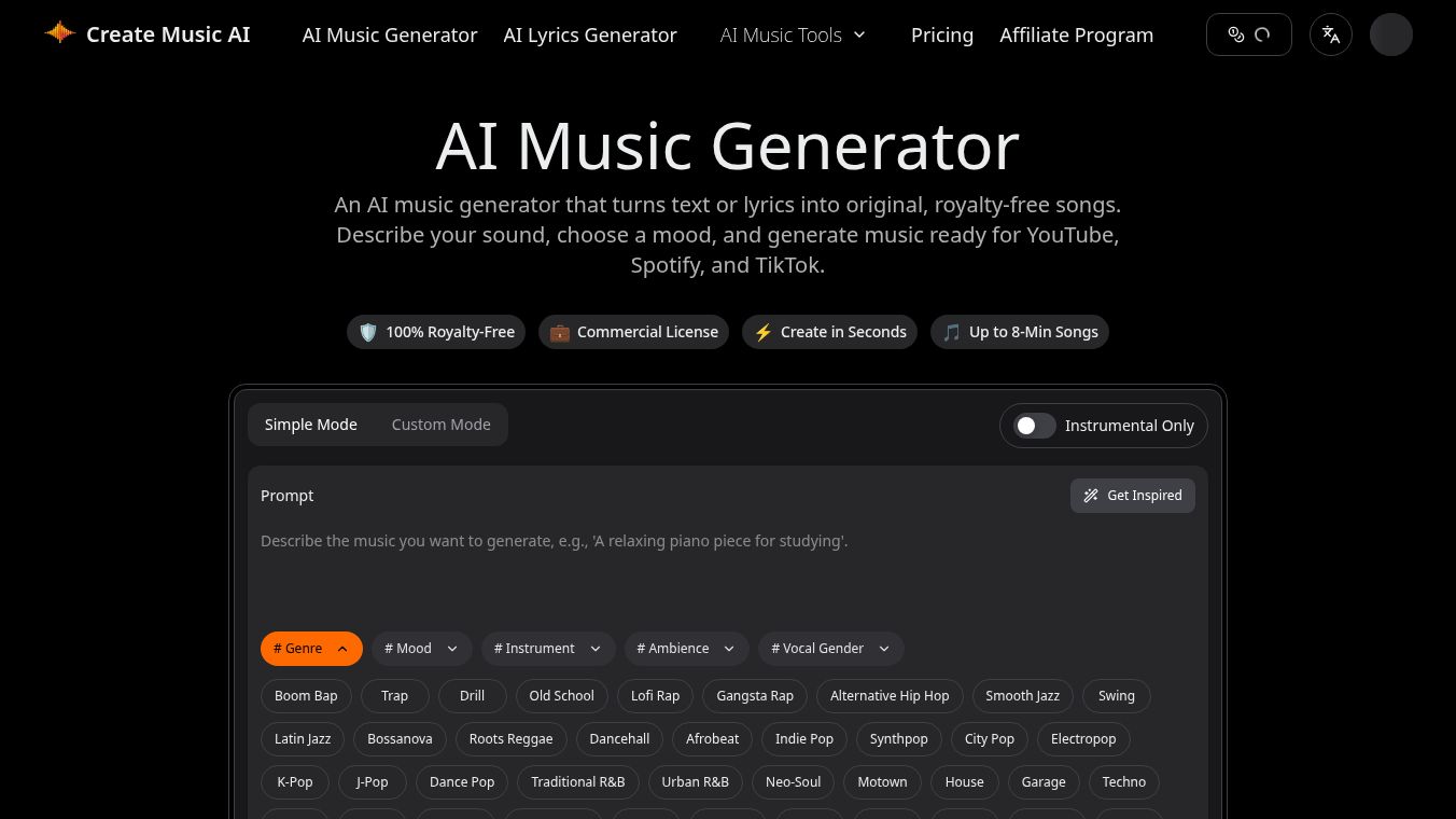 Create Music AI